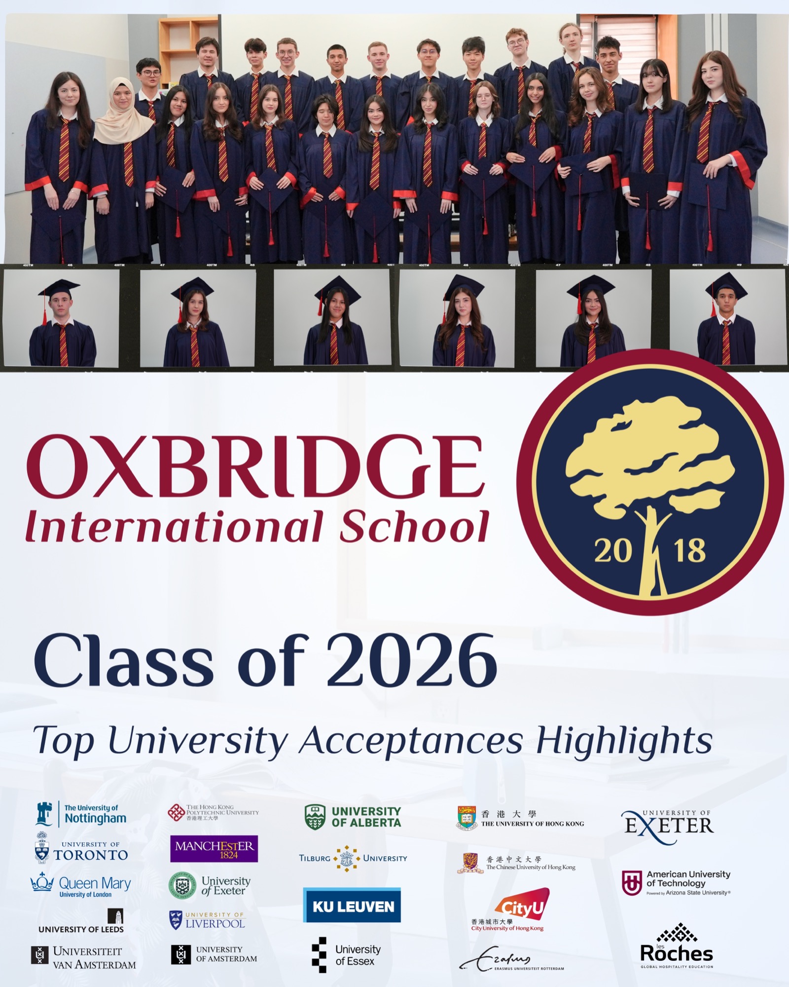 Выпуск Oxbridge International School 2026 года
